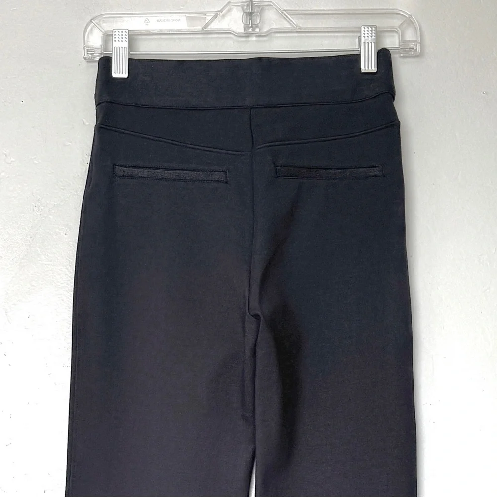 SPANXsmooth Black PerfectFit Ponte High Rise Flared Leg Pants Size XS/PT (NWOT) - Picture 4 of 10